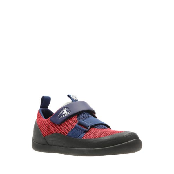 Clarks Boys Play Web Kid Casual Shoes Red | CA-5836190